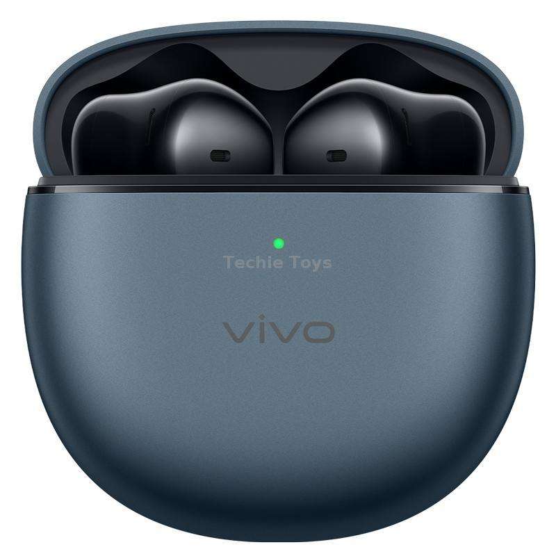 vivo TWS Air Half In-Ear Wireless Dual Microphone AI Call Noise Reduction Bluetooth Earphones(White)