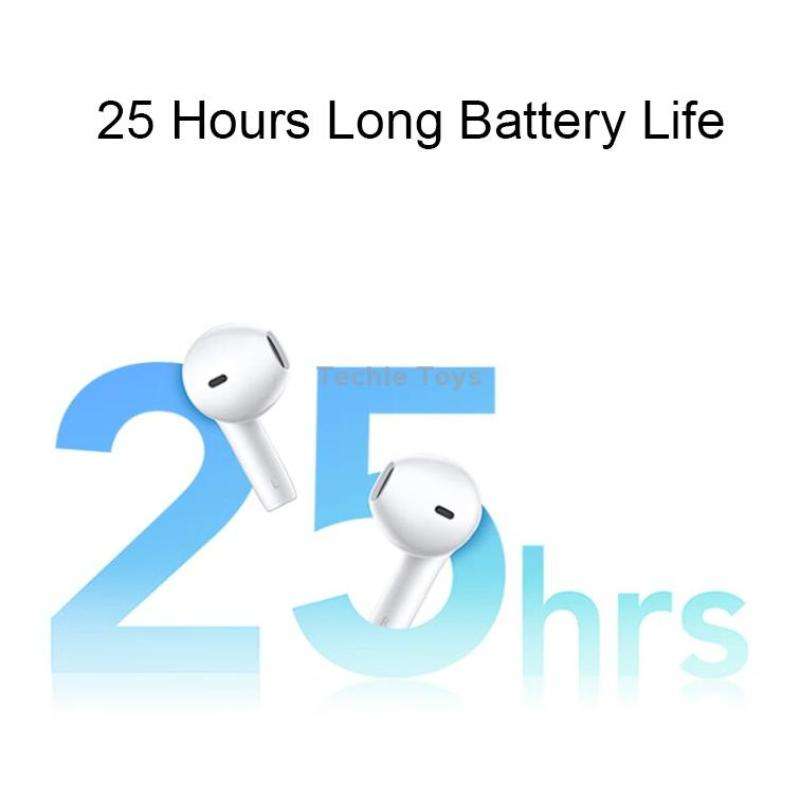 vivo TWS Air Half In-Ear Wireless Dual Microphone AI Call Noise Reduction Bluetooth Earphones(White)