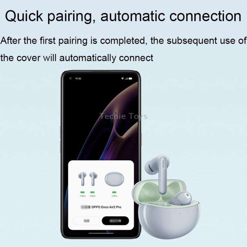 OPPO Enco Air2 Pro Wireless In-Ear Active Noise Reduction Music Gaming Bluetooth Earphones(White)