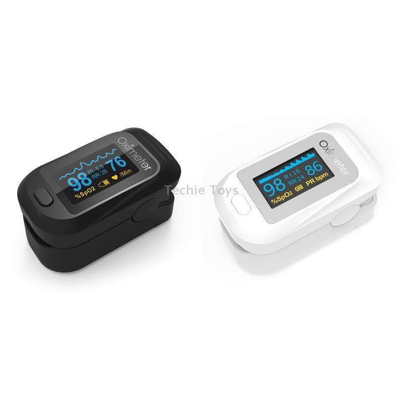 JZ-133R Finger Pulse Oximeter Finger-Type Blood Oxygen Saturation Monitor, Colour: White(English Man