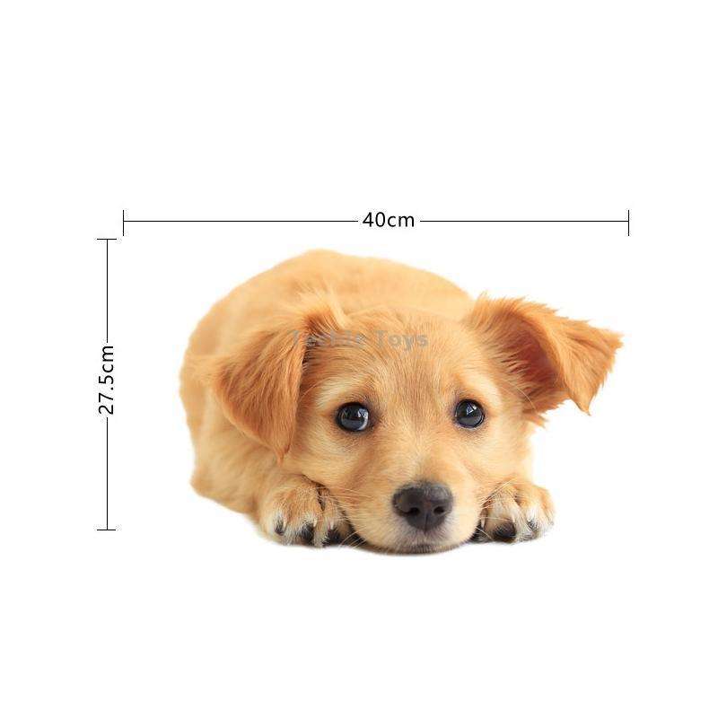 Style 1 Large 3D Simulation Dog Car Stickers Rain-Proof Sunscreen Car Sticker Scratch Shaving Decora
