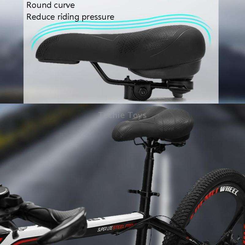 BG-1147 Bicycle Comfortable Cushion Bicycle Cycling Seat Mountain Bike Saddle Large