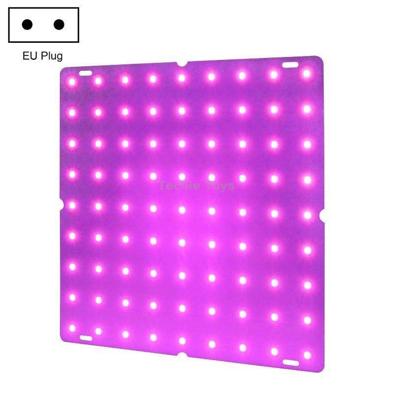 LED Plant Growth Light Indoor Quantum Board Plant Fill Light, Style: D2 25W 81 Beads EU Plug (Pink P