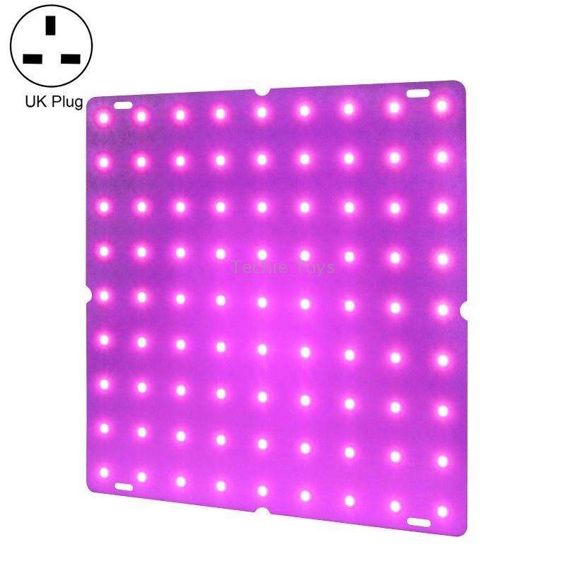 LED Plant Growth Light Indoor Quantum Board Plant Fill Light, Style: D2 25W 81 Beads UK Plug (Pink P