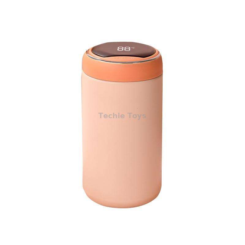 316 Stainless Steel Smart Vacuum Flask Children Portable Mini Display Temperature Cup Big Belly Cup(