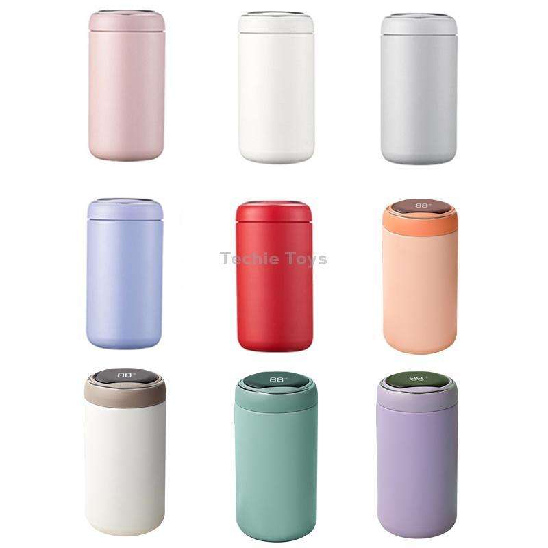 316 Stainless Steel Smart Vacuum Flask Children Portable Mini Display Temperature Cup Big Belly Cup(