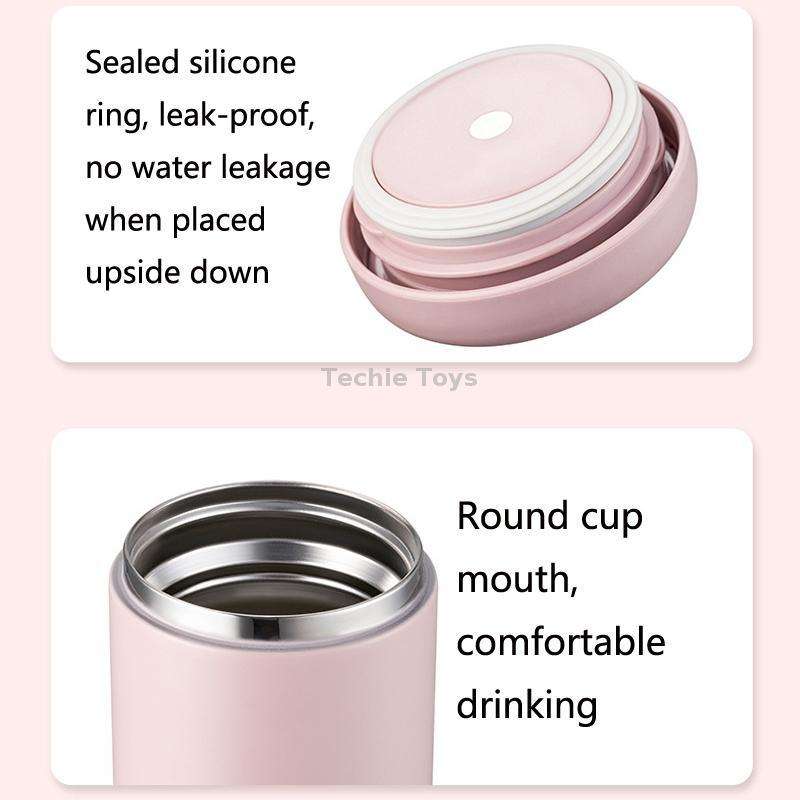 316 Stainless Steel Smart Vacuum Flask Children Portable Mini Display Temperature Cup Big Belly Cup(