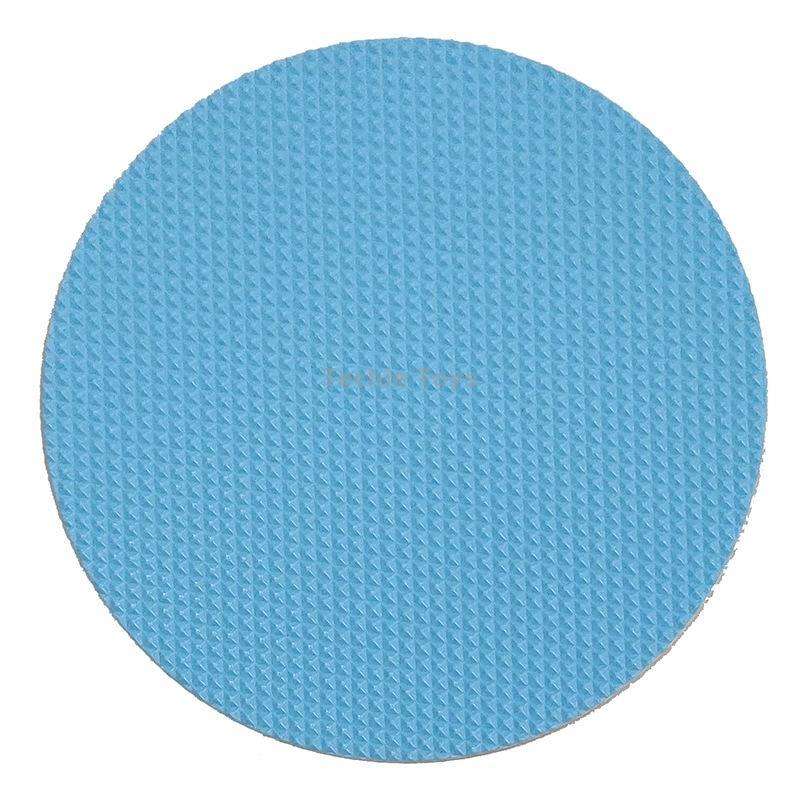 20 PCS / Pack 8cm Bathroom Steps Round PEVA Non-Slip Stickers(Blue)