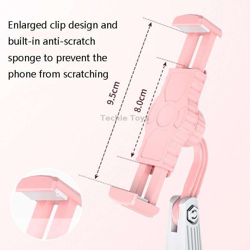 Multifunctional Lifting Colorful Live Bracket(Pink White)
