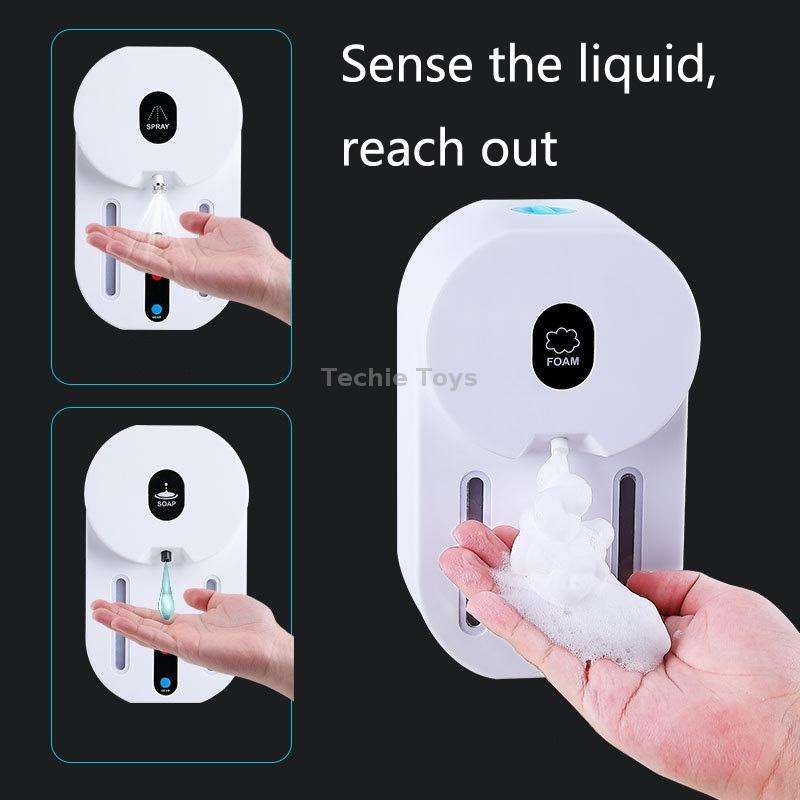 KLC-600 Automatic Induction Soap Dispenser Foam Hand Washing Device, Style: Battery Spray Version