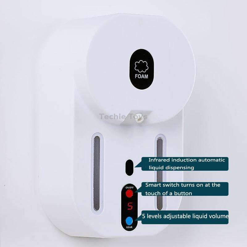 KLC-600 Automatic Induction Soap Dispenser Foam Hand Washing Device, Style: Battery Spray Version