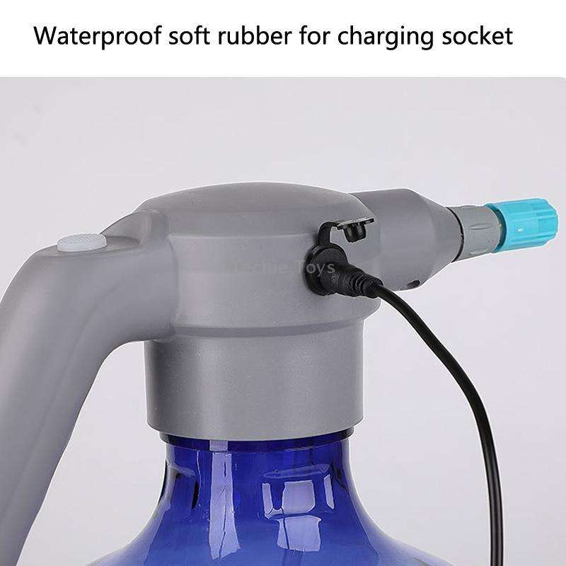 3L Household Garden Electric Watering Can Sprayer, Specification: Purple + Universal Nozzle
