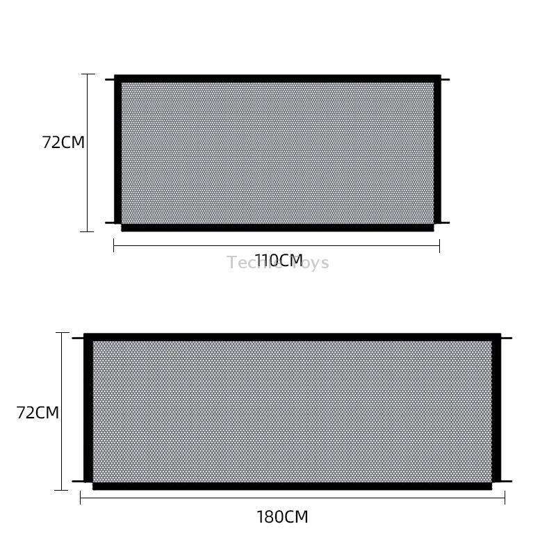 Pet Protective Fence Dog Isolation Net, Size 110x72cm