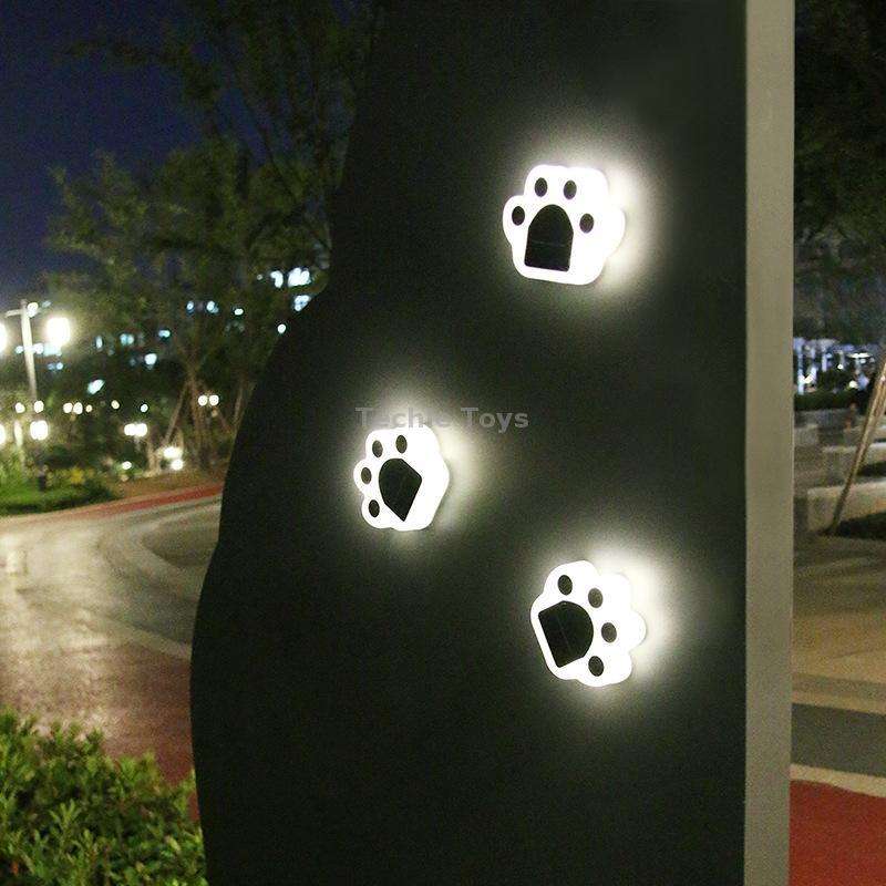 Bear Paw Outdoor Solar LED Courtyard Buried Light(White Light)