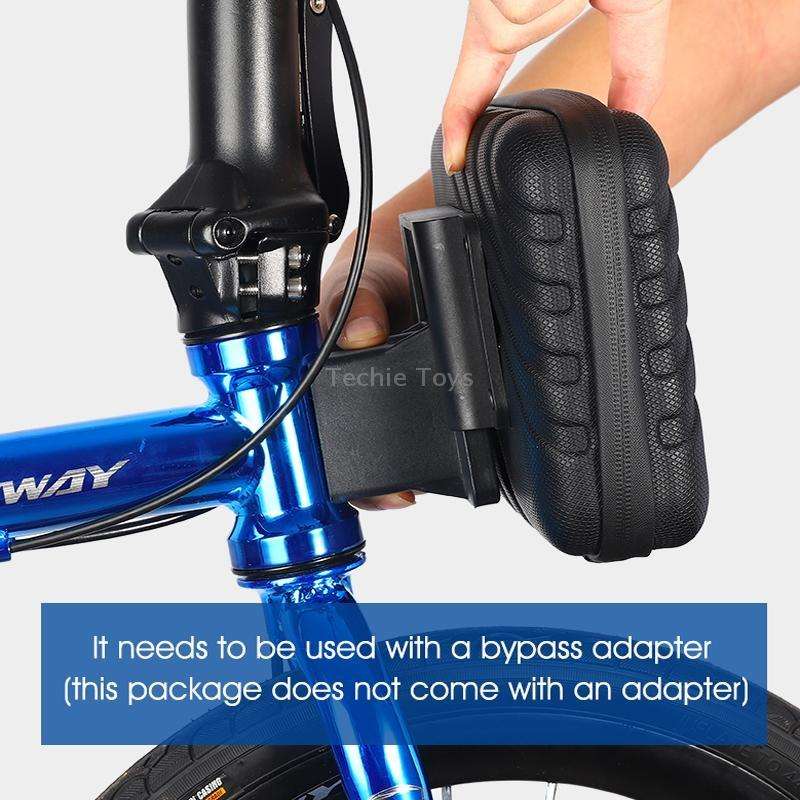 WEST BIKING 2L Folding Bike Hard Shell Storage Bag(Black)