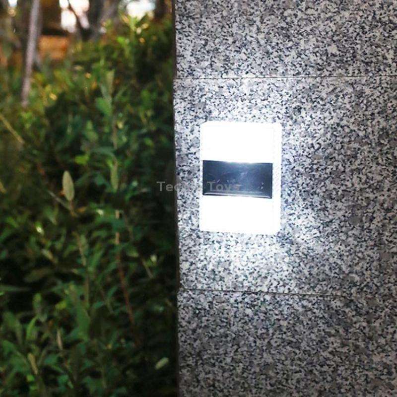 6 LED Solar Night Light Home Outdoor Decorative Garden Lamp(Colorful Light)