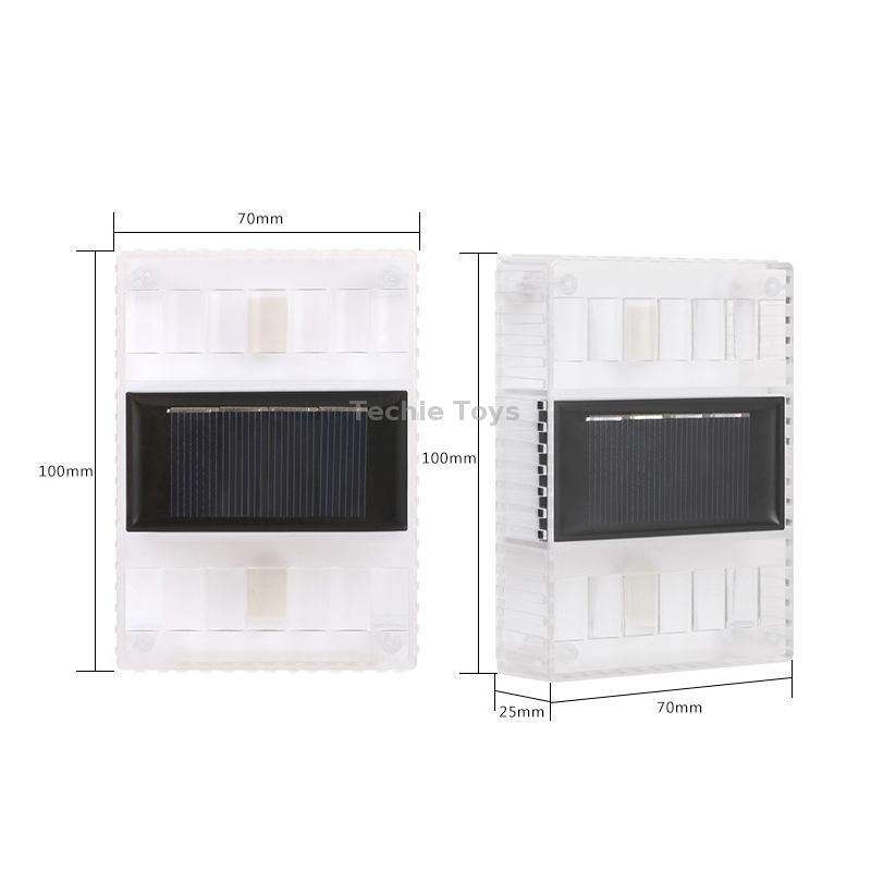 6 LED Solar Night Light Home Outdoor Decorative Garden Lamp(Colorful Light)