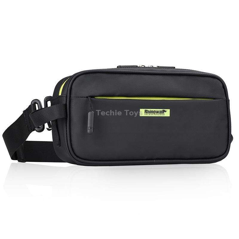Rhinowalk X21921 2.5L Waterproof Bicycle Front Hanging Bag, Colour: Water Repellent (Matt Green)