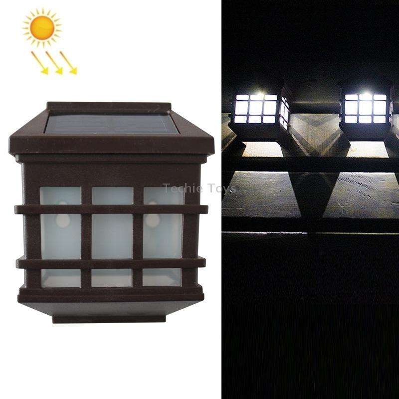 5180113 Solar Outdoor Waterproof Panes Wall Light(White Light)