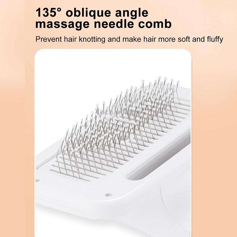 Pet Electric Comb Cat And Dog Brushing Cleaning Hair Dryer, Specification: UK Plug(3 Generation 866