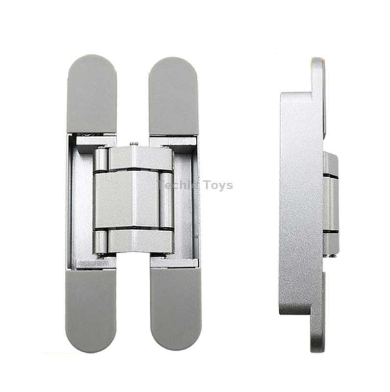 Three-Dimensional Adjustable Cross Hinge Folding Door Concealed Hinge, Specification: No. 1 Sand Sil