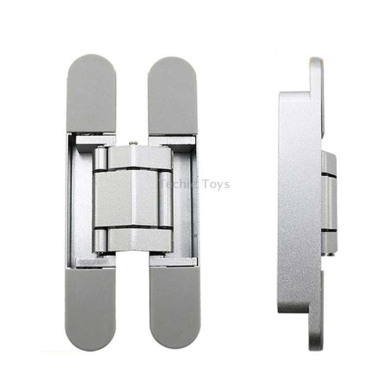 Three-Dimensional Adjustable Cross Hinge Folding Door Concealed Hinge, Specification: No. 5 Sand Sil