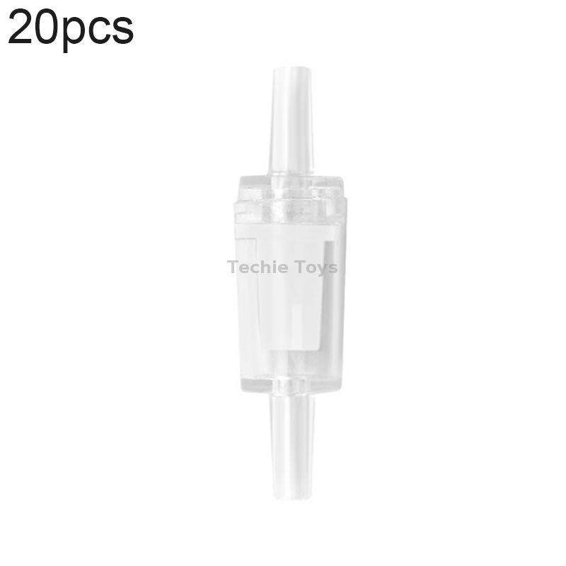 20 PCS Fish Tank Oxygen Pump Trachea Check Valve, Specification: 4mm (White)
