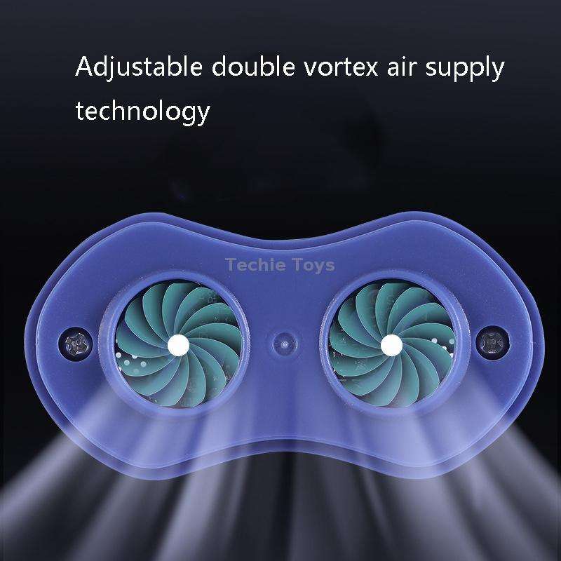 QC-002 Portable Chargeable Electric Anti-Snoring Device(Coral Blue)