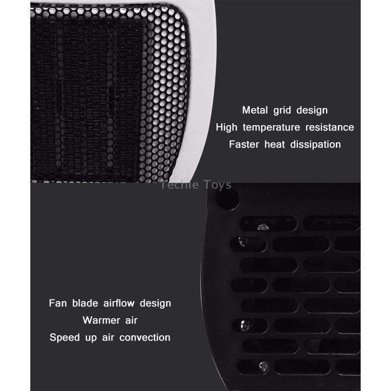 Household Multifunctional Intelligent Temperature Control Small Heater, Specification: EU Plug