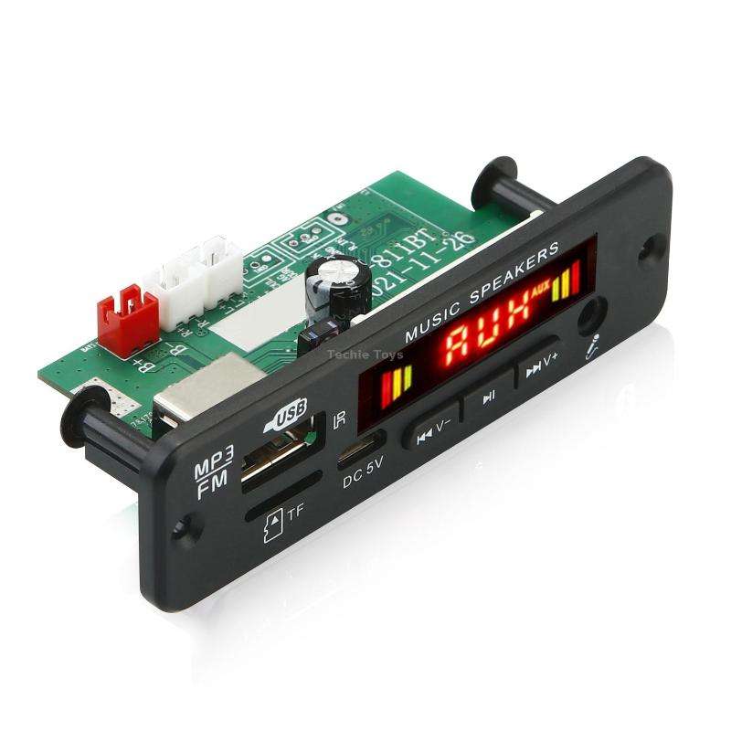 811BT 12V 2 x 20W Amplifier Bluetooth MP3 Decoding Board(Black)