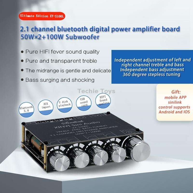 XINYI XY-S100L Sini Audio Channel 2.1 Bluetooth Power Board Module(S100L)