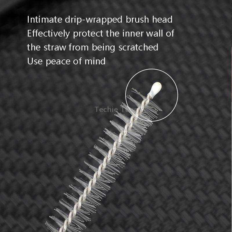 50 PCS Stainless Steel Brush Bottle Cleaning Brush, Size: 20cm