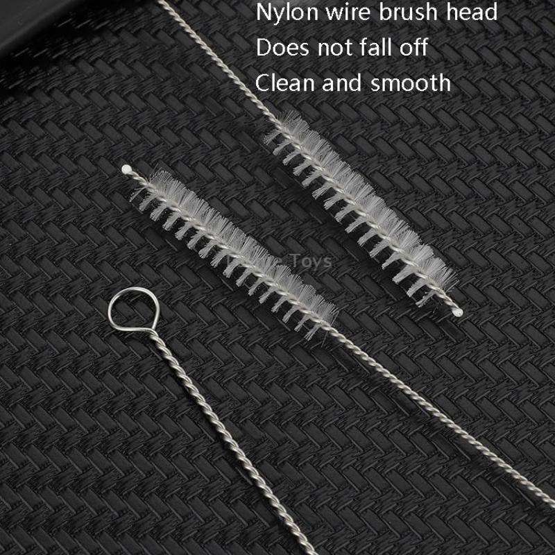 50 PCS Stainless Steel Brush Bottle Cleaning Brush, Size: 23cm