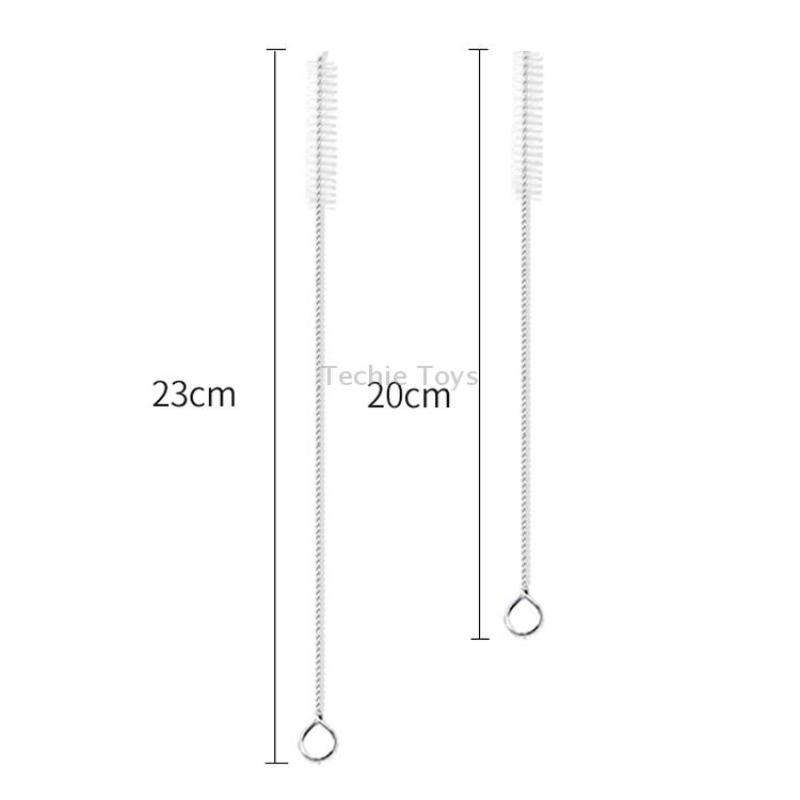 50 PCS Stainless Steel Brush Bottle Cleaning Brush, Size: 23cm