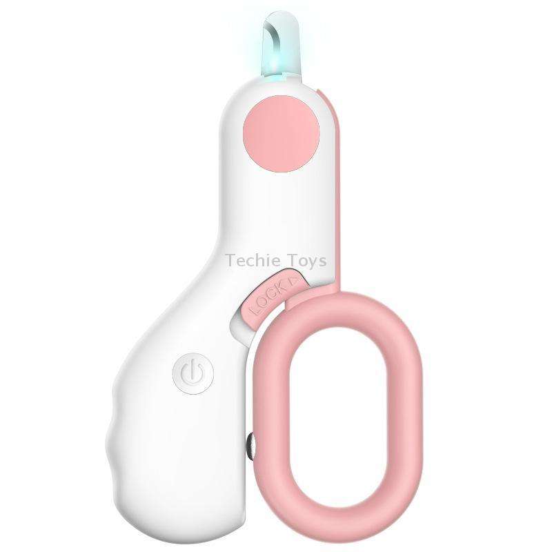 Pet Nail Clippers With LED Blood Line Light(Blue)
