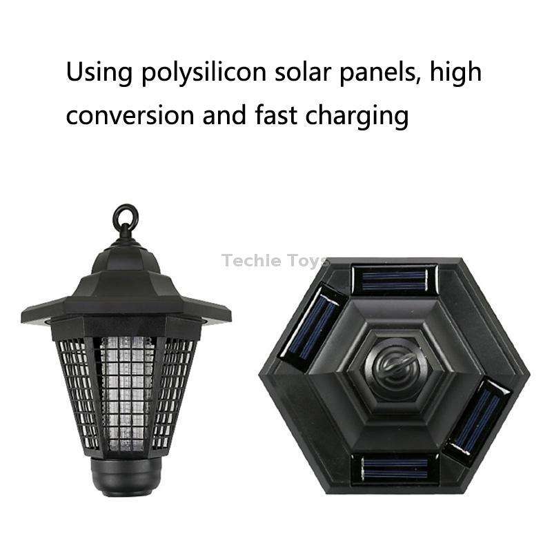 3 LED Solar Outdoor Waterproof Hexagon Mosquito Killer Light, Style: Floor Type