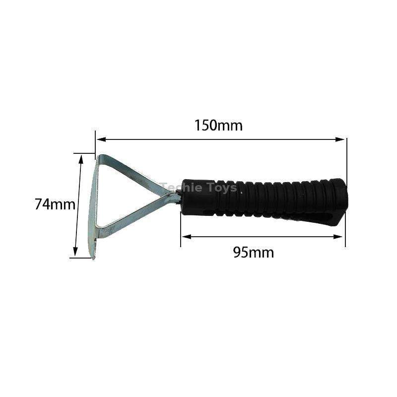 3 PCS Car Tire Repair Tool Tire Scraper(Black)