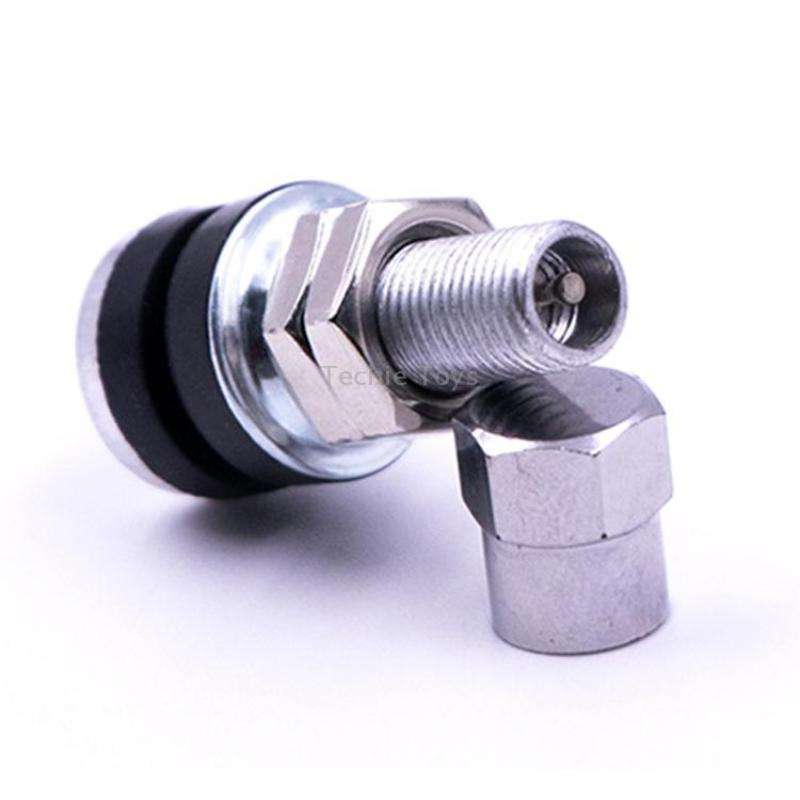 20 PCS Motorcycle Tubeless Tire Valve Stainless Steel Straight Mouth(TR161)
