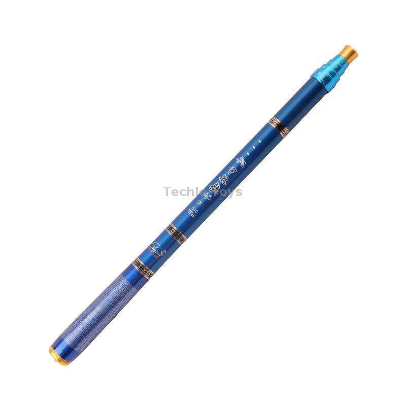 Carbon Short Section Fishing Rod Short Section Positioning Handle Rod, Length: 6.3m(Blue)