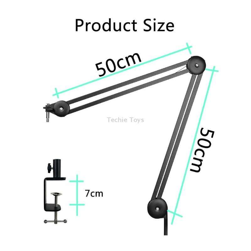 Microphone Desktop Cantilever Stent 360 Degree Rotating Bracket(GAZ-40P W)