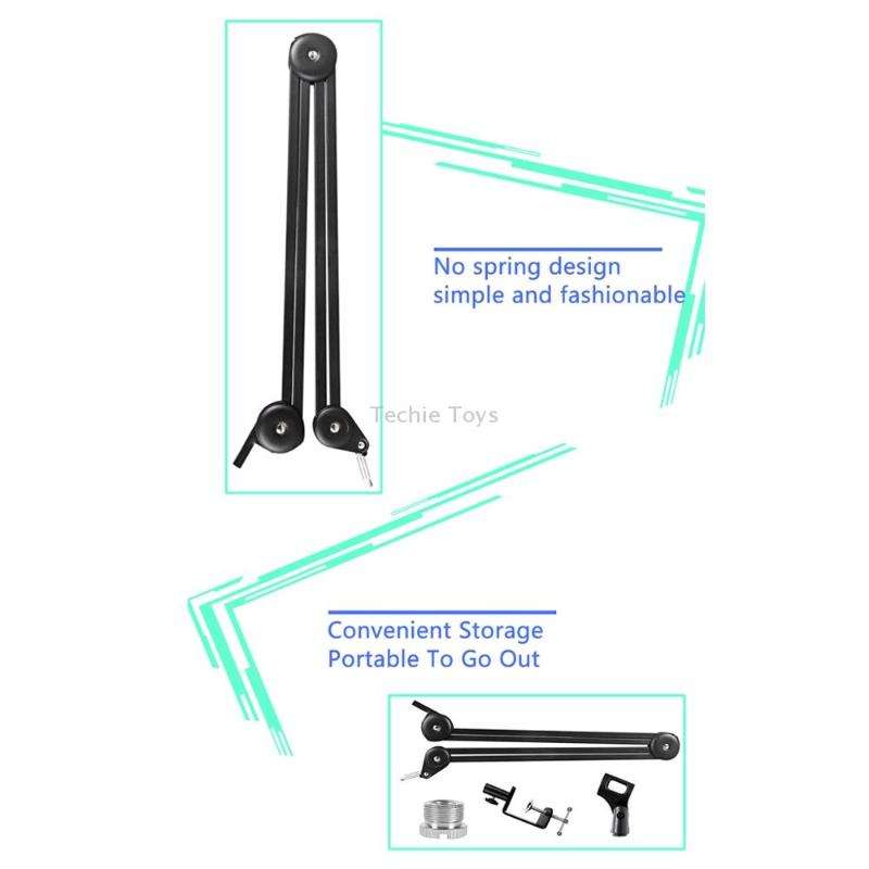 Microphone Desktop Cantilever Stent 360 Degree Rotating Bracket(GAZ-40P W)