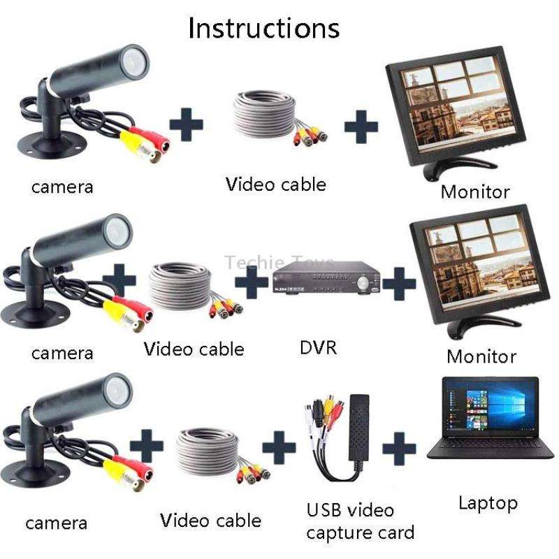 MB18 1000 Line HD Wide-Angle Surveillance Camera, Specification: PAL