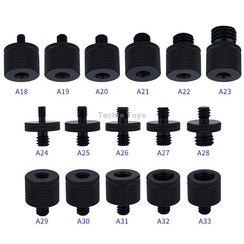 4 PCS Screw Adapter A18 1/4 Female to M4 Male Screw