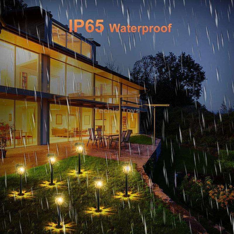 Outdoor Courtyard Rainproof Solar LED Lawn Light(Warm Light)