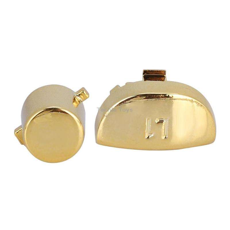 Electroplating Button Set For PS4 Slim(Gold)
