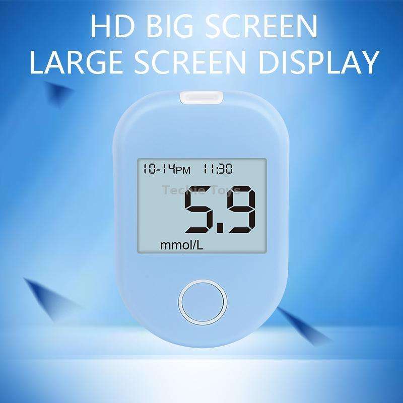 803 LCD Screen Home Automatic Blood Glucose Test, Shape: Set(English Version)