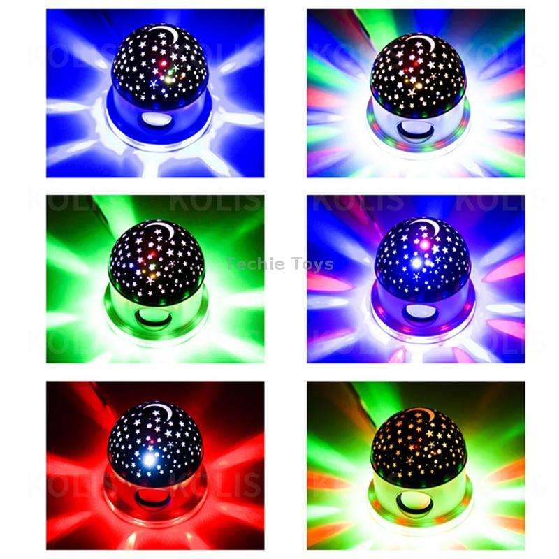 Bluetooth Music Starry Sky LED Projection Lamp, Spec: EU Plug