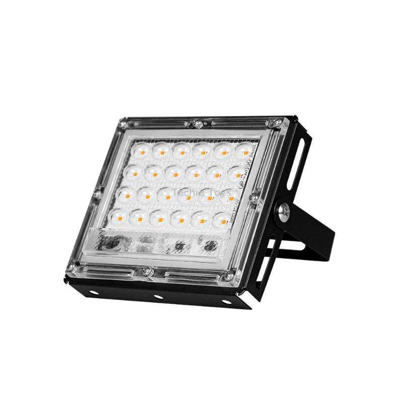 LED Plant Light Full Spectroscopy Waterproof Growth Lamp Three-wire Access 24 Beads 25W