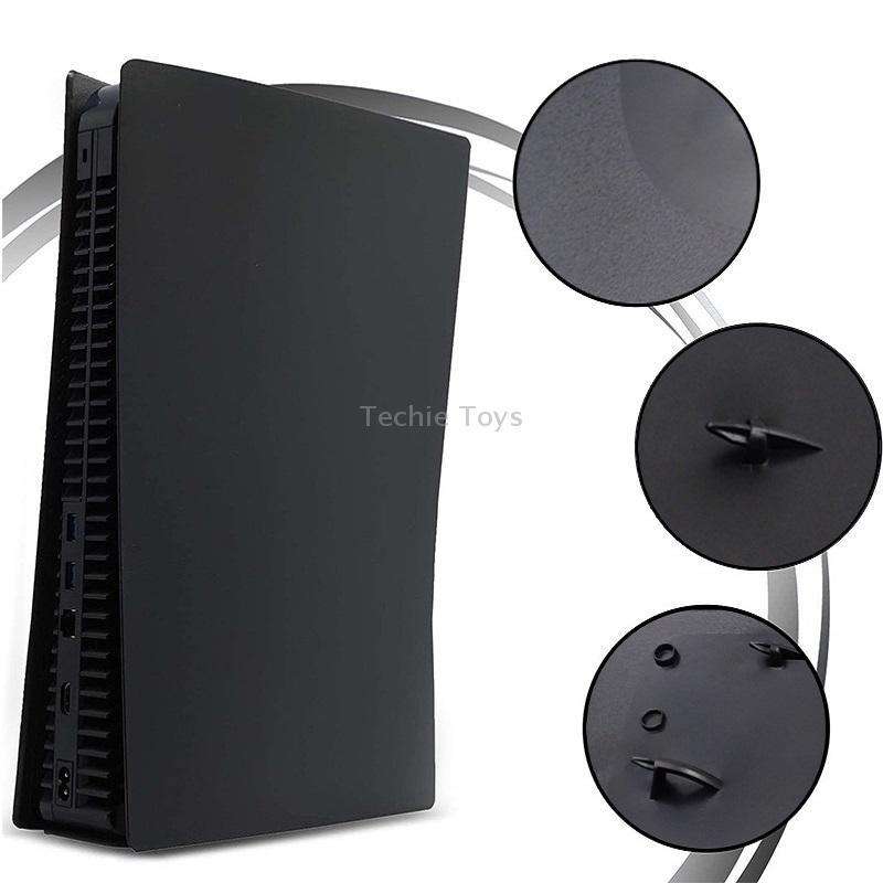 Game Accessories Host CD-ROM Version Replacement Shell Protective Shell For PS5(Midnight Black)