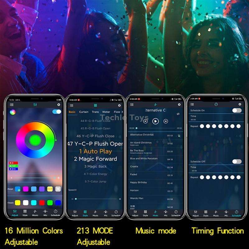 2.4G Remote Control LED Symphony Marquee Light Strip, Length: 4m 56 LEDs